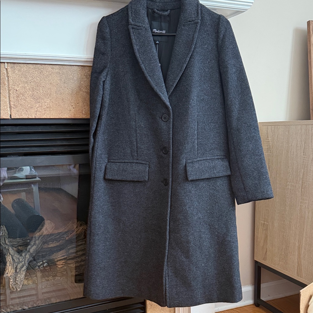 Madewell Charcoal Women's Trench Coat